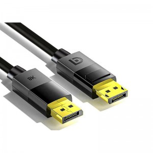 Best Price on Type C Hub Supplier – 8K Displayport Cable, Male To Male – Kangerda