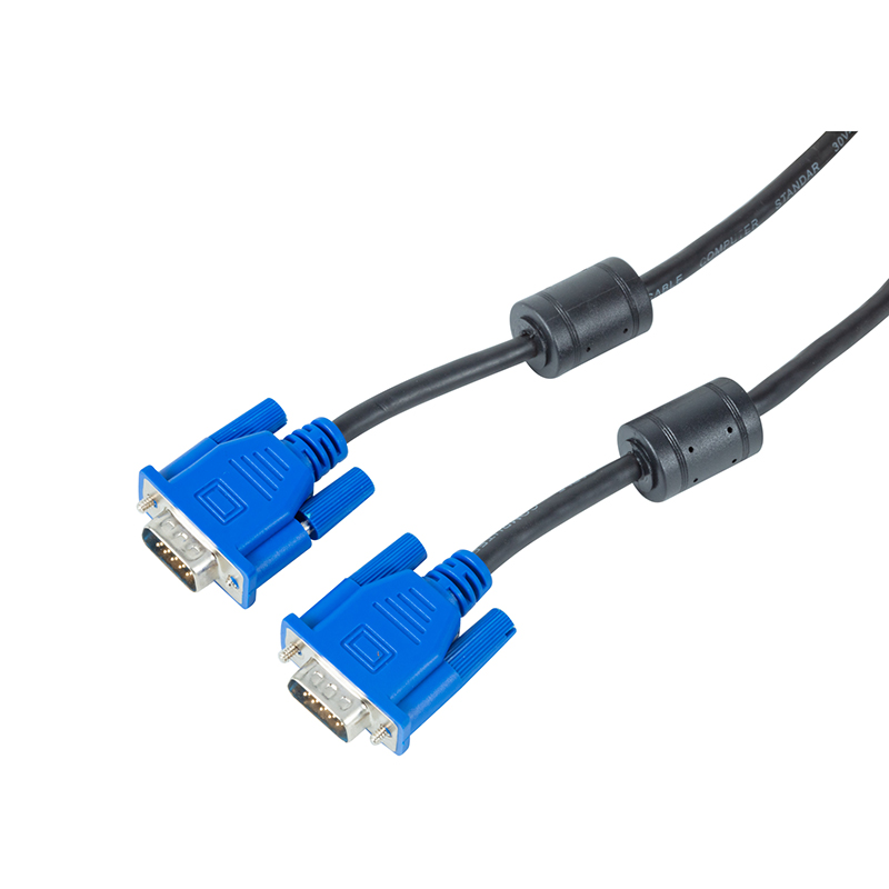 Reinforced VGA Cable With Ferrite Filters
