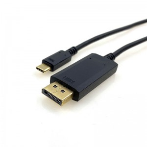 factory customized Usb A Cable - Type C male to DisplayPort male cable – Kangerda