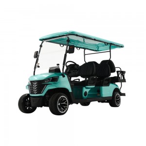 Kev lees paub zoo Customized 4 + 2 Seater FORGE G4 + 2 Lifted Golf Cart Golf Buggy
