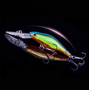 Fishing Bait Lure 9cm / 14.6g Two-stage Double-section Minnow Suspended Bait  Sea Fishing Lures