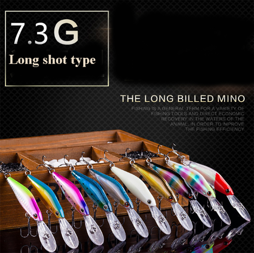 Fishing Bait Lure 9cm / 14.6g Two-stage Double-section Minnow Suspended Bait  Sea Fishing Lures Featured Image
