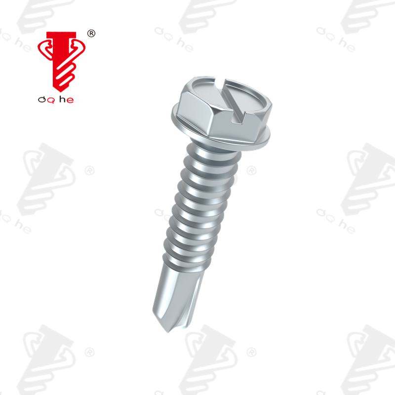 Slotted Hex Washer Head self drilling screws Featured Image