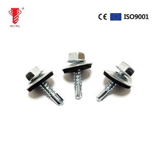 Hex Washer Head Self-Drilling Screws with EPDM bonded washer