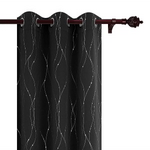 Ready Made Sliding Door Blackout Curtain Room Darkening Thermal Blackout Curtain for Sale