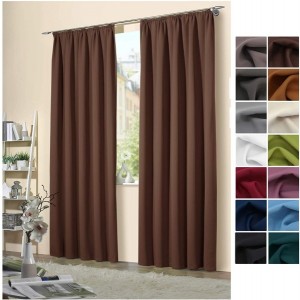 Elegant Curtain Set China Curtain Supplier Soundproof UV Resistant 85% Blackout Window Curtain for Home Decoration