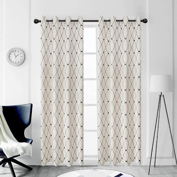China wholesale Fabric For Curtains Block Out Luxury - Dairui Textile Curtains for Living Room Thermal Insulated Light Flitering Room Darkening Curtains   – DAIRUI