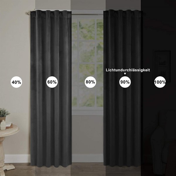Wholesale Dairui Curtain Set Ruffle Tape Thermal Curtain Heavy Velvet Blackout Curtains for Bedroom Living Room