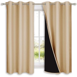 Dairui Textile Elegant Soundproof UV Resistant Drapery 100% Polyester Window Black Out Curtain
