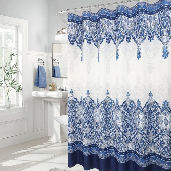 Wholesale Dealers of Voile Sheer Curtain - Shower Curtain Paisley Shower Curtain for Bathroom Farmhouse Shower Curtains with Heavy Duty Water Repellent Bathroom Curtain  – DAIRUI