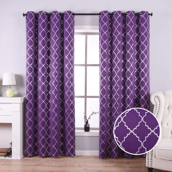 Leading Manufacturer for Turkey Curtain Fabric -  Dairui Textile Blackout Curtains for Bedroom Solid Thermal Insulated with Grommet Noise Reduction Window Drapes – DAIRUI