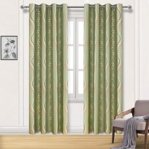 Popular Home Decoration Ready Made Living Room 100% Polyester Blackout Jacquard Curtain and Drape