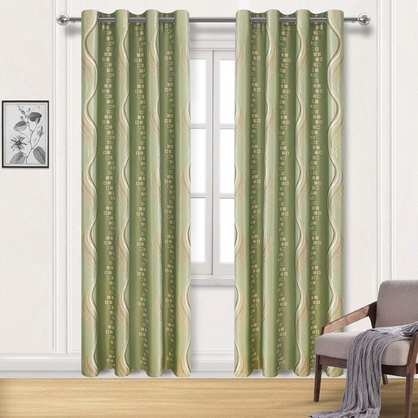 Short Lead Time for Sheers Curtian Fabric Curtain - Popular Home Decoration Ready Made Living Room 100% Polyester Blackout Jacquard Curtain and Drape – DAIRUI