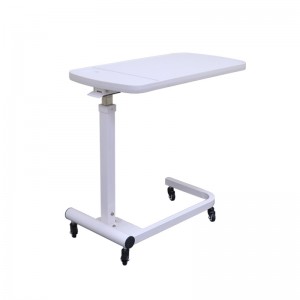 ABS Height adjustable Overbed Table na may Spring Lift