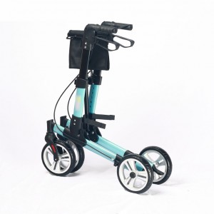 Kupeta Lightweight 4-mavhiri rollator walker