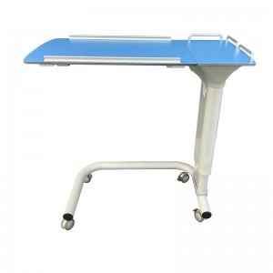 Medical Overbed Table with Pneumatic Lift
