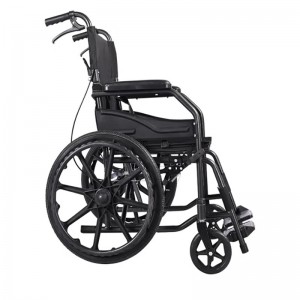 Składany, lekki wózek inwalidzki o wymiarach 16” 20” 24”.