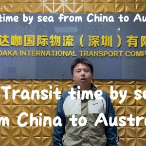 Tiempo de tránsito por mar desde China a Australia