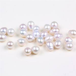 Drop Shape White Color Freshwater Pearl Baroque Chinese Akoya Loose Beads
