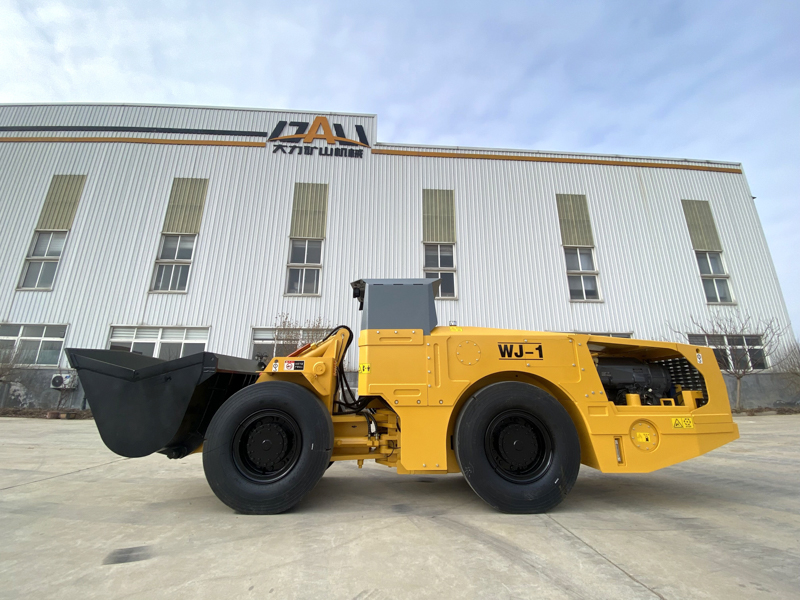 Wholesale China Electric Small Underground Wheel Mucking Loader Factories –  4 Wheel Drive articulated WJ-1 mining LHD Underground Loader  – Dali