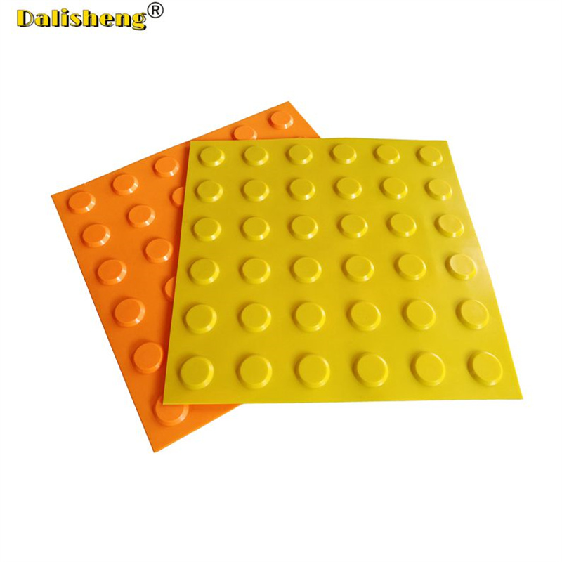 PVC PU plastic rubber polyurethane Tactile paving tile mats
