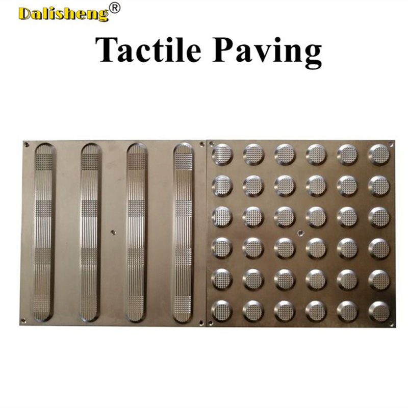 Tactile tile paving plate stainless steel indicator studs strip blind