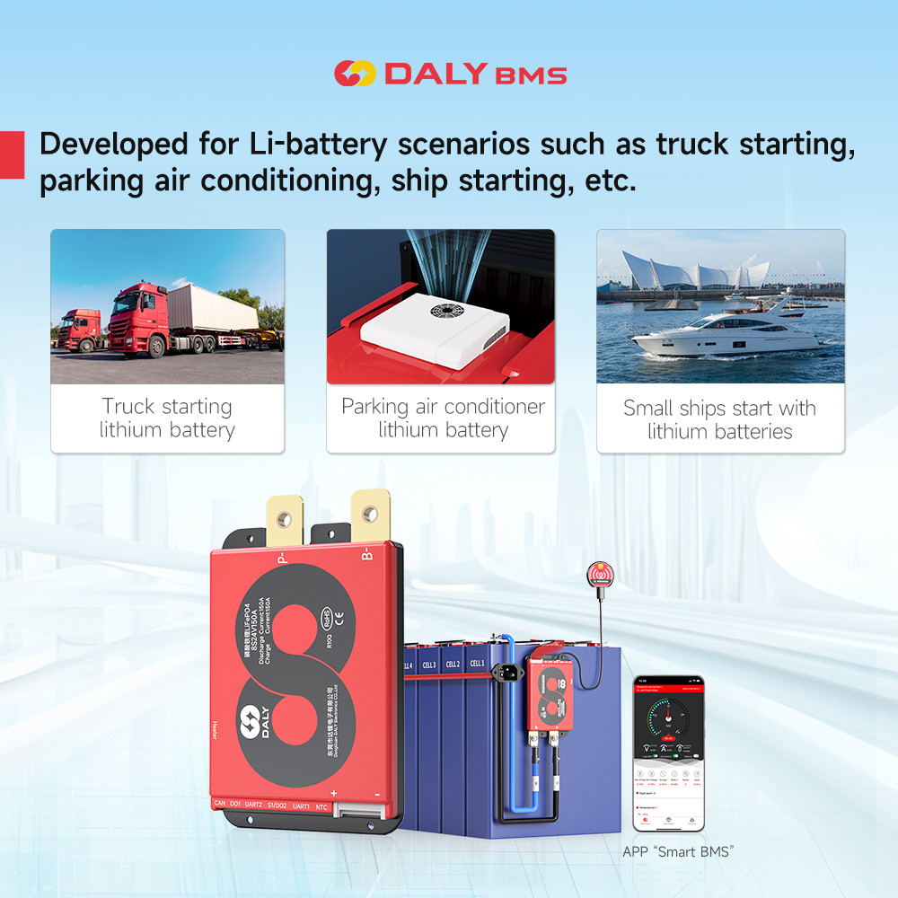 DALY Qiqiang’s third generation truck start BMS is further improved!