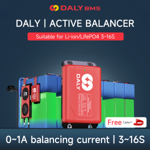 Daly lithium ion batteries lifepo4 bms 4S 8S 1A active balancer