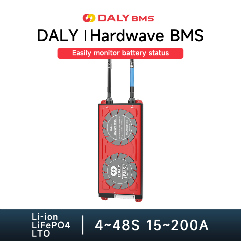 Daly Standard bms Balance 24S 72V 18650 4S to 48S 15A to 200A LiFePO4 LTO BMS lithium iron battery protection board Featured Image