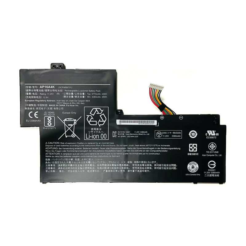 Chinese wholesale 6GTPY battery - AP16A4K Laptop Battery For Acer Swift SF113-31-P865 Series lithium battery – Damet