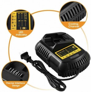 Replace fast charger for Dewalt lithium ion battery power tool electric drill dcb112 dcb118 dcb105