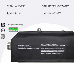 L16M3P24 L14M3P24  Battery for Lenovo Legion Y520-15IKBA Y520-15IKBM