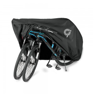 Custom Size 300D Oxford Fabric Waterproof Durable Bike Cover With Lock Hole