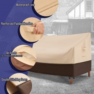 Patio Garden Chair Covers Waterproof Beige Black Outdoor Furniture Dust-proof Cloth