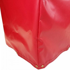 Paardebloem 18oz vinyl gecoate aangepaste 5-zijdige doosvormige tarp cover