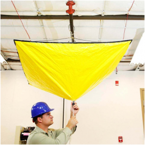 Глуварче, прилагодена тешка ПВЦ обложена ткаенина на покривот на таванот, пренасочувач на истекување одвод