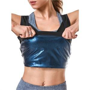 DANSHOW Womens Sauna Vest Sweat Tank Top Shapewear Weight Loss Workout Shirt