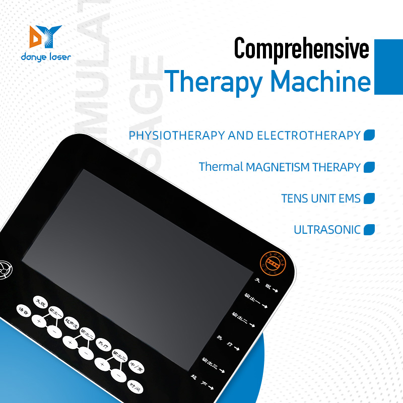 Digital muscle Stimulator Tens unit EMS Electric Pulse massager