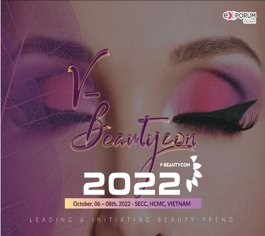 Vietnam Beauty and Cosmetic show 2022 (V-beautycon 2022), Oct., 06~08.2022, SECC, Vietnam