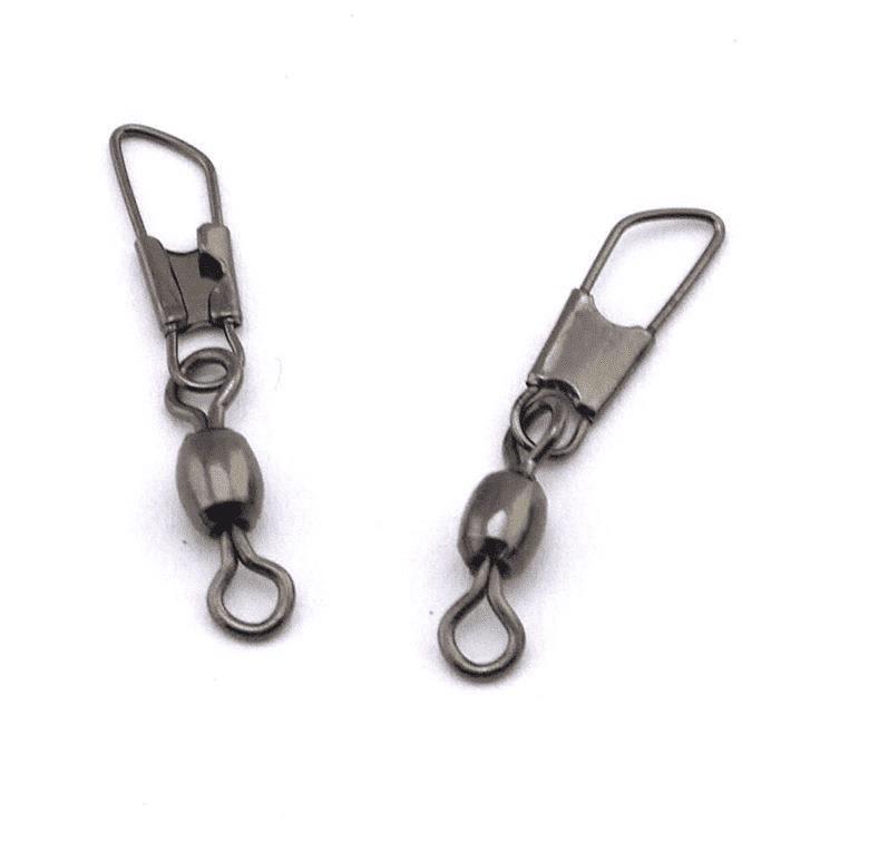 China Crane Swivel with Safety Snap Sea Fishing Tackle Hook Fishing Swivel  factory and manufacturers