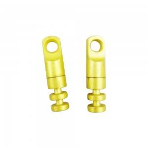 Factory Cheap Hot Pvc Cutting Machine Parts - Brass Fishing Tackle Accessories Rolling Swivel Surf Leash Swivel – Daohong