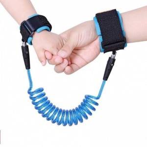 Child Anti Lost Wrist Link With Double Stainless Steel Swivel