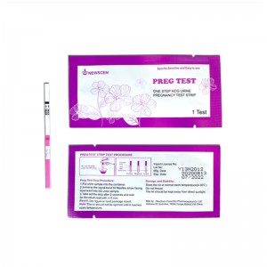 HCG rapid test, early pregnancy test paper home urine test reagent (Bar type)