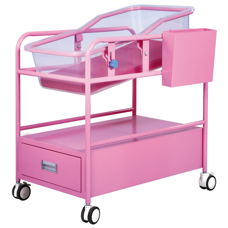 Wholesale Price Dsc Medical Appliances Medical 10ml Syringe Barrel - ZL-B051 Steel Plastic Baby Bed – DSC