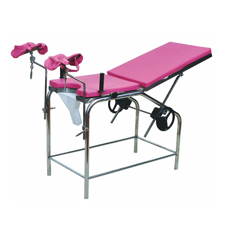 China wholesale Blu-Ray Blanket - ZL-B055 stainless steel gynecological examination bed – DSC