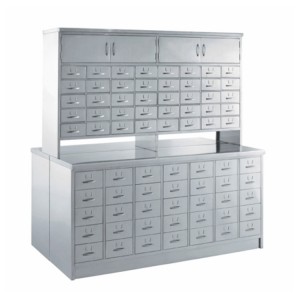 ZL-F005 Stainless steel double-sided Chinese medicine dispensing cabinet