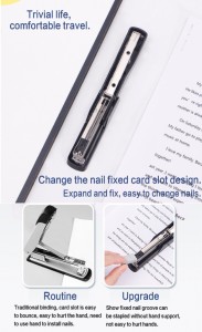 China Supplier Half Strip Desktop Metal Stapler
