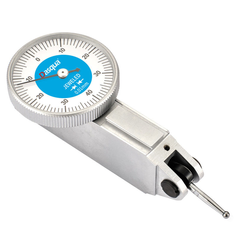 DASQUA High Precision Satin Chorme-Finished Dial Test Indicator with Calibration Certificate