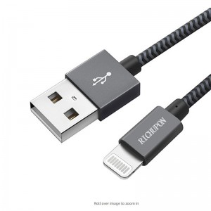 MFi Certified Lightning Cable, Nylon Braided USB A TO Lightning Cable