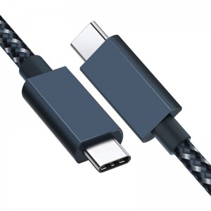 Full Functional 100W 20V 5A 8K 60Hz 20Gbps USB C Cable